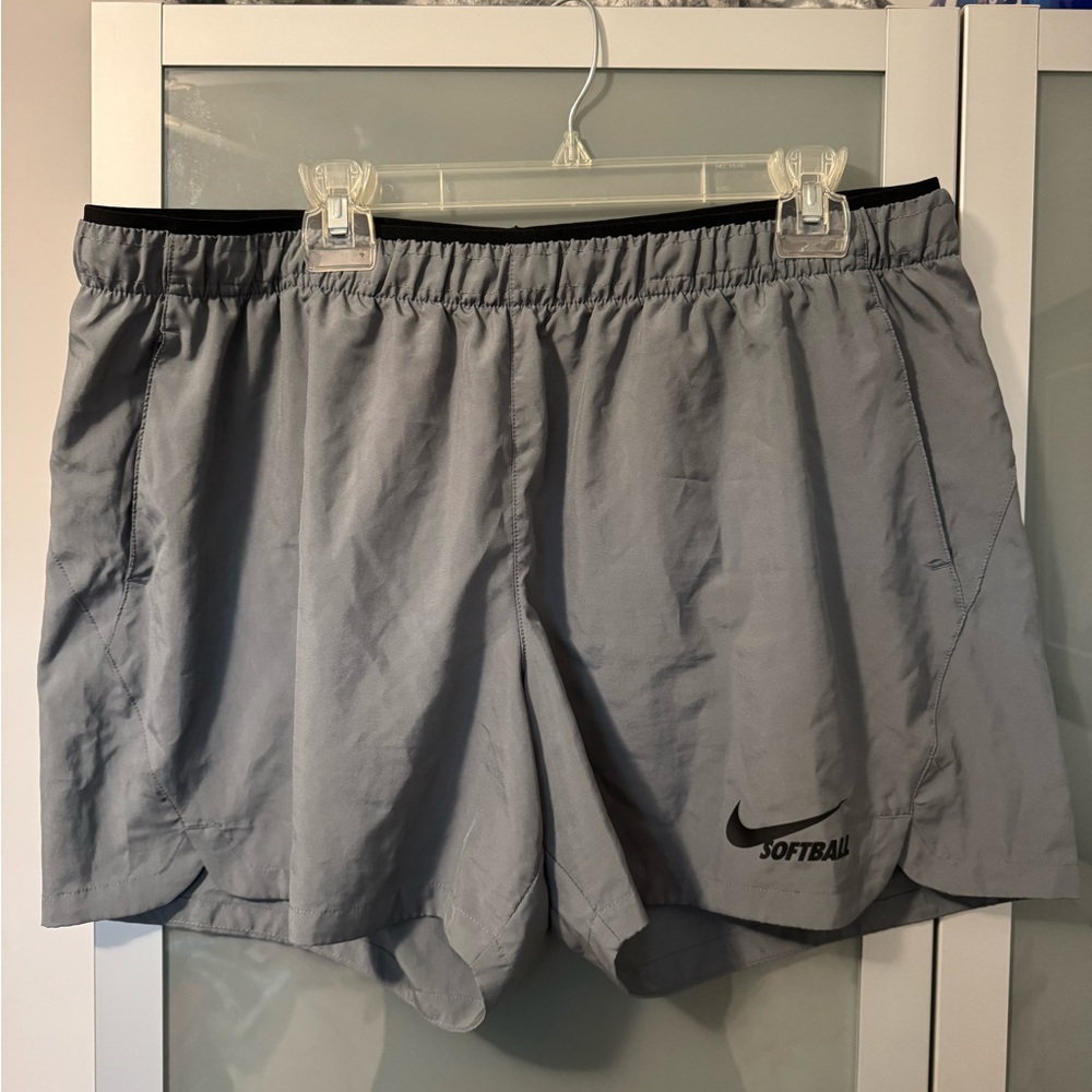 Nike Softball Dri-fit Gray Shorts